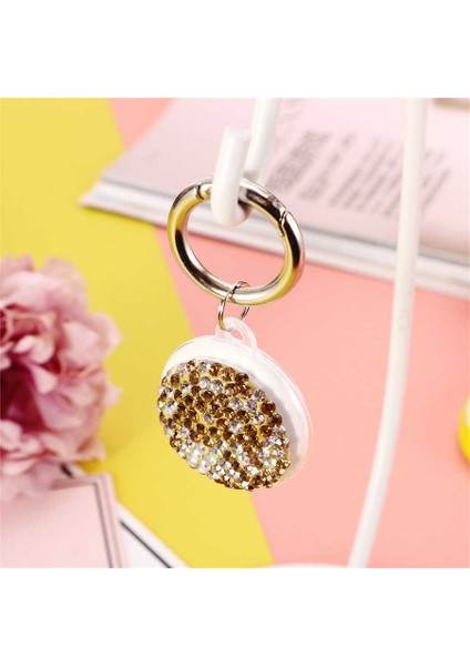 ​senk Airtag 03 Uyumlu Silikon Anahtarlık-Rose Gold indirimleri