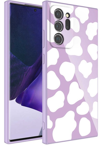 Galaxy Note 20 Ultra Kılıf Kamera Korumalı Desenli Sert Silikon Senk Epoksi Kapak-No6