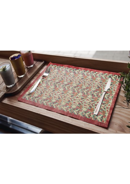 Renkli Geometrik Desenli Amerikan Servis fırsatları