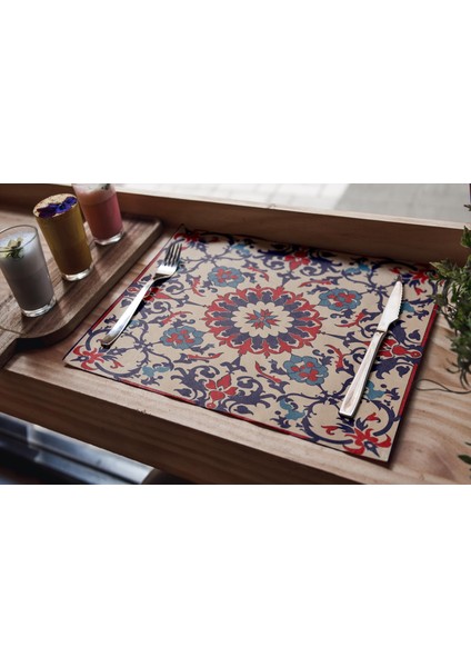 Renkli Desenli Silinebilir Masa Altlığı modelleri