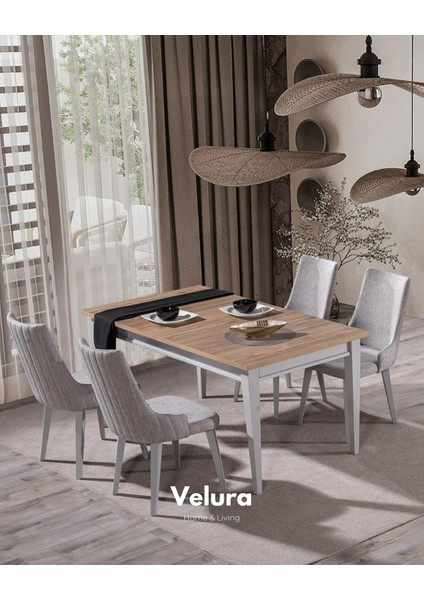 Respi Yemek Odası Takımı (Yemek Masası + 4 Adet Sandalye)