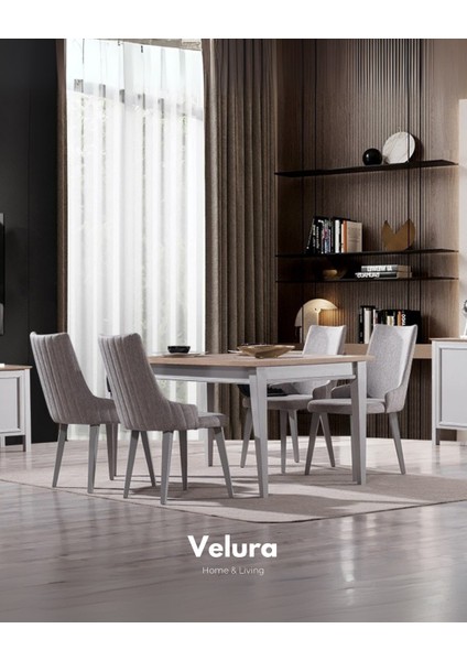 Respi Yemek Odası Takımı (Yemek Masası + 4 Adet Sandalye) fiyatları