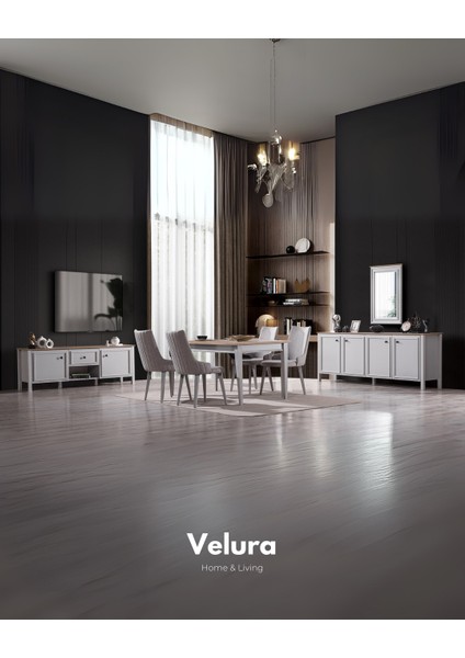 Respi Yemek Odası Takımı (Yemek Masası + 4 Adet Sandalye)