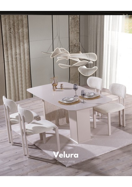 Tress Yemek Odası Takımı (Yemek Masası + 4 Adet Sandalye)