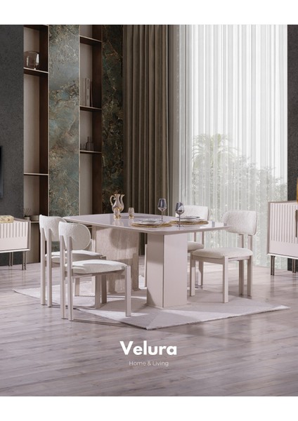 Tress Yemek Odası Takımı (Yemek Masası + 4 Adet Sandalye) fiyatları