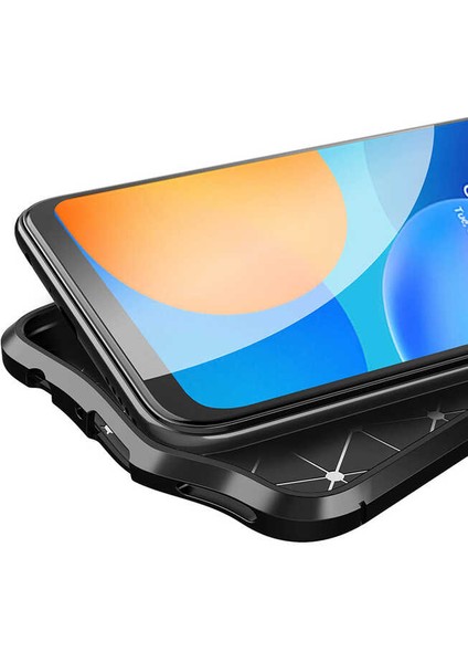 Huawei P Smart 2021 Kılıf Senk Niss Silikon Kapak-Siyah fırsatları