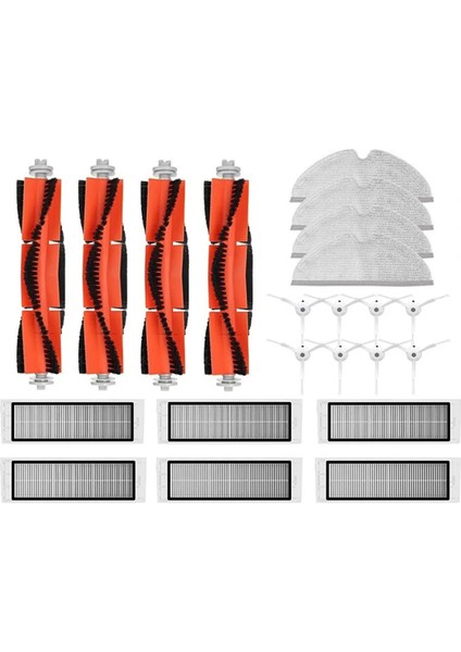 1 1 S S5 S6 Max S6 Saf Elektrikli Süpürge Parçaları Ana Fırça Yan Fırça Yıkanabilir Paspas Bezi Hepa Filtre (Yurt Dışından)