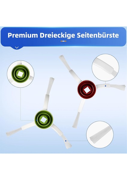 Deebot T20 Omni / T20E Omni Elektrikli Süpürge Robotu Yedek Parçalar Ana Yan Fırça Filtre Mopları Için Aksesuar Seti (Yurt Dışından) fiyatları