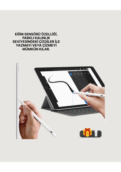 Eğim Sensörlü Dijital Kalem – Yüksek Hassasiyetli 1,0 mm Uç, Uzun Pil Ömrü indirimleri