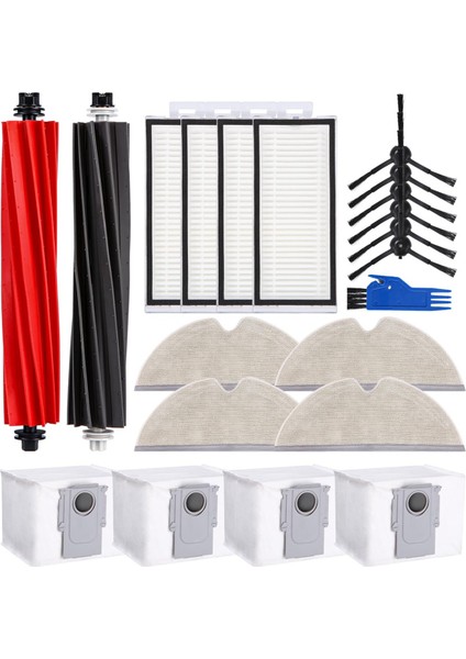 Q8 Max+/q8 Max/q5 Pro+/q5 Pro Robot Süpürge Için Aksesuar Seti, Ana Fırça, Hepa Filtreler, Mendiller, Yan Fırça (Yurt Dışından)