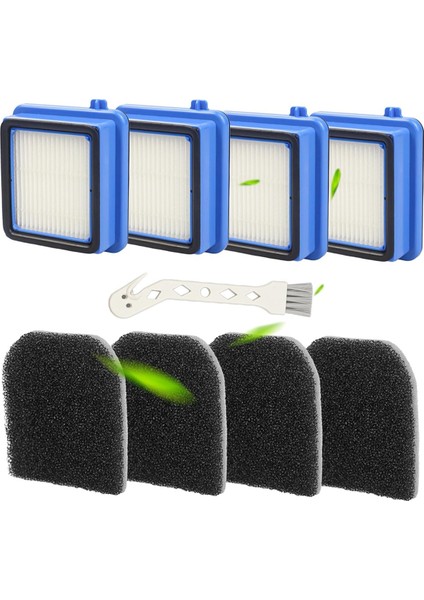 4qx7 Filtre Aksesuar Seti Askw1 Qx6 Qx7 Qx8-2 Ön Motor Filtreli Elektrikli Süpürge Yedek Parçaları Yıkanabilir Filtreler (Yurt Dışından)