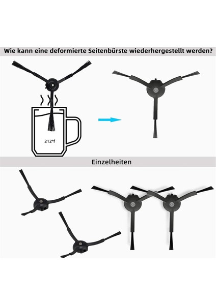 S8 S8 Pro Ultra S8+ Için Yedek Parça Ana Yan Fırçalar Paspas Bezleri Hepa Filtreler Yedek Parçalar (Yurt Dışından) fiyatları