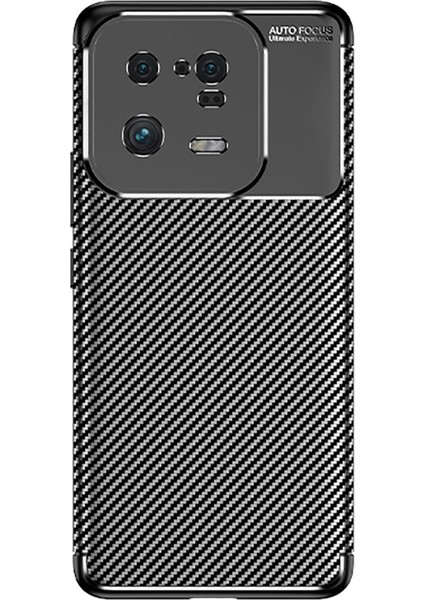 Xiaomi Mi 13 Pro Kılıf Senk Negro Silikon Kapak-Siyah