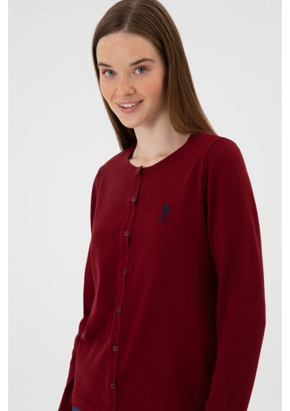 Kadın Bordo Hırka (Triko) 50313624-VR014 fiyatları