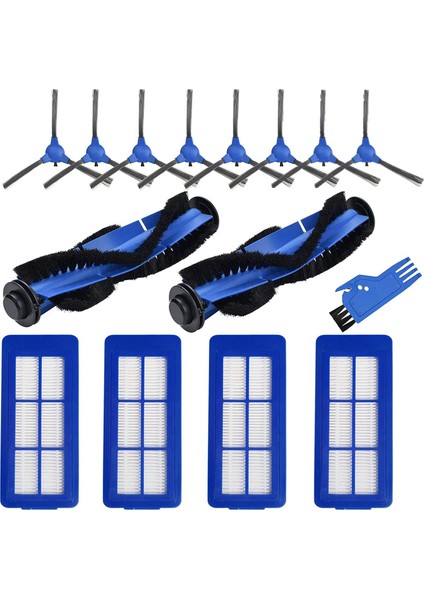 Robovac 11S Max, 15C Max, 30C Max G30 Temizleyiciler Süpürme Fırçası Için 15'li Paket Yedek Parça Aksesuarları (Yurt Dışından)