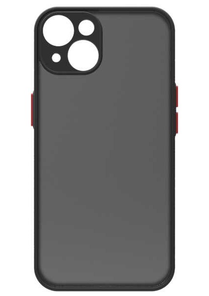 Apple iPhone 14 Plus Kılıf Senk Hux Kapak-Siyah