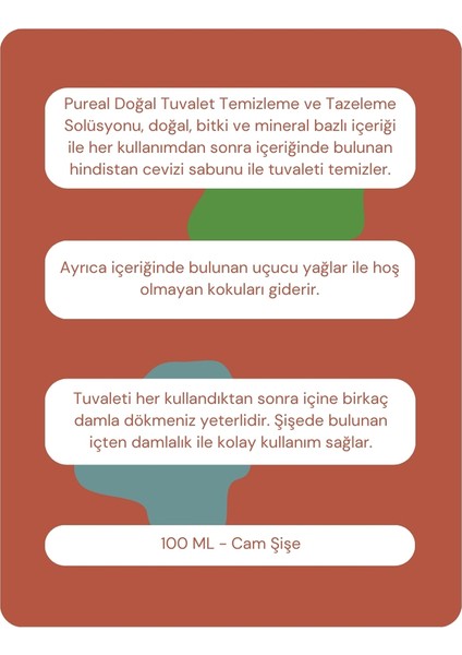 Doğal Tuvalet Temizleme ve Tazeleme Solüsyonu modelleri