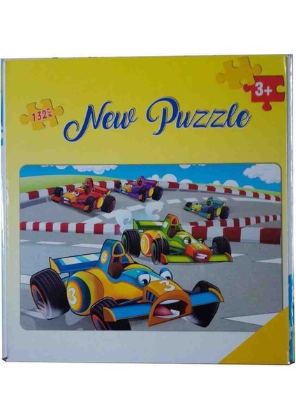 Yarış Arabalı 132 Parçalı Puzzle
