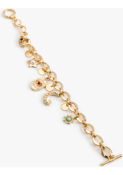 Charm Detaylı Sallantılı Zincir Bileklik fiyatları