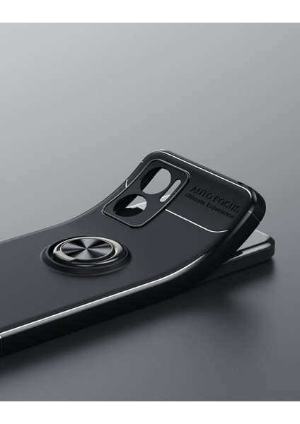 Xiaomi Redmi Note 11E Kılıf Senk Ravel Silikon Kapak-Siyah fırsatları