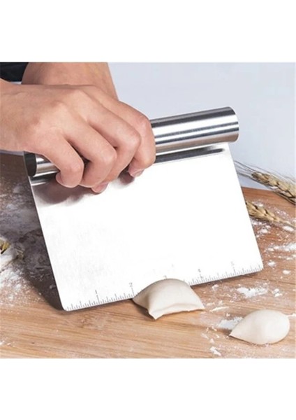 Hamur Kazıyıcı ve Kesici Spatula Ölçekli Çelik Pasta Sıvama Aparatı 25 cm fiyatları