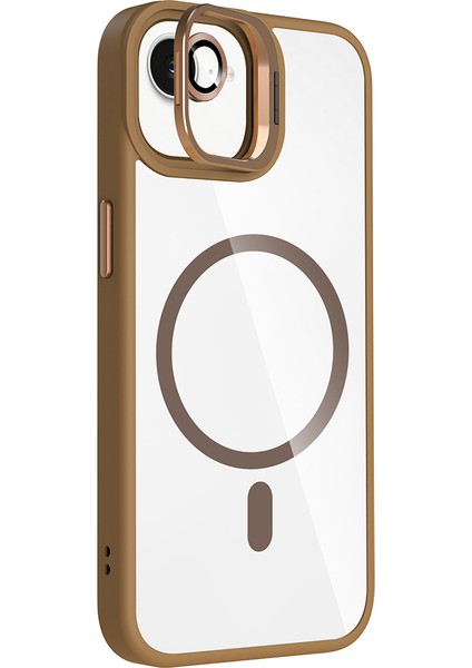 Apple iPhone 16E Kılıf Standlı ve Kamera Lens Hediyeli M-Safe Şarj Özellikli Heropack Kapak fiyatları