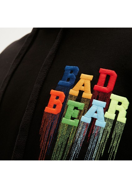 Rainbow Hoodie Erkek Siyah Sweatshirt 23.02.12.005-C01