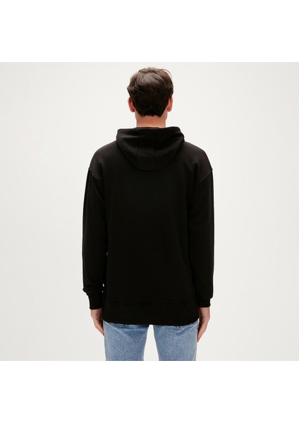 Rainbow Hoodie Erkek Siyah Sweatshirt 23.02.12.005-C01