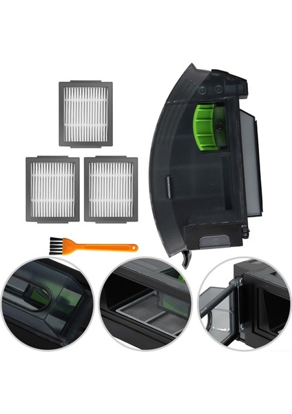 Roomba I1+ I3+ I4+ I6+ I7+ I8+ E5 E6 E7 Serisi Robot Süpürge Için Filtreli ve Temizleme Fırçalı Yedek Toz Haznesi (Yurt Dışından) fırsatları
