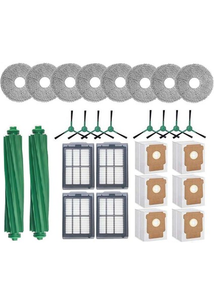 Irobot Roomba Plus 505 Combo / 405 Combo Robot Süpürge Fırçası Hepa Filtre Paspas Bezi Toz Torbası Yedek Parçaları Için 28 Adet (Yurt Dışından) fırsatları