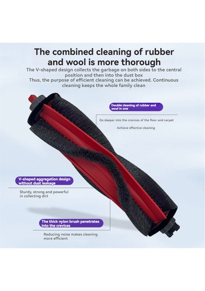 Roborock Q7TF / Q7TF+ Robot Süpürge Aparatı Için 22 Adet Yedek Parça Ana Yan Fırça Filtre Paspas Bezi Toz Torbası (Yurt Dışından) fiyatları