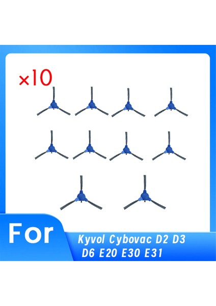 Kyvol Cybovac D2 D3 D6 E20 E30 E31 Için Yan Fırça Değişimi Gelişmiş Temizlik Verimliliği (Yurt Dışından)
