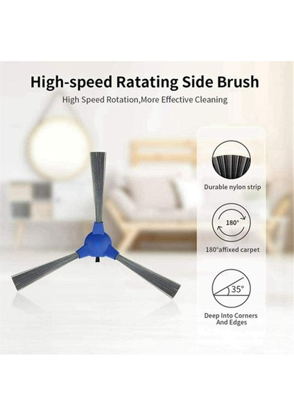 Kyvol Cybovac D2 D3 D6 E20 E30 E31 Için Yan Fırça Değişimi Gelişmiş Temizlik Verimliliği (Yurt Dışından) modelleri