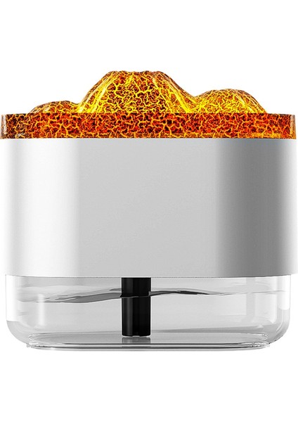 Alev Difüzör Aromaterapi Esansiyel Yağı Difüzör Atmosfer Işığı 300ML Home Office Için Serin Sis Nemlendirici -A (Yurt Dışından)