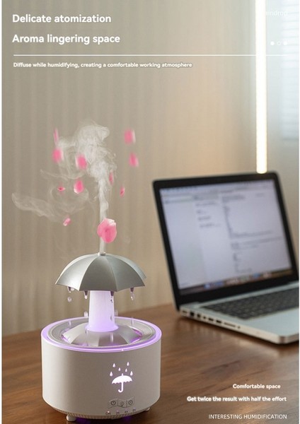 Yatak Odası Için Yağmur Damlası Nemlendirici Büyük Oda Hava Nemçerleri ve Aromaterapi Difüzör Hafif B Fiş ile Sessiz Nemlendirici (Yurt Dışından) indirimleri