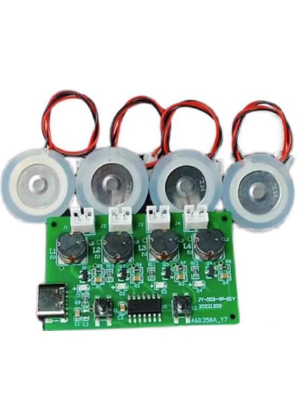 DC5V Tip-C Mini Nemlendirici Dıy Kitleri Mist Maker ve Sürücü Devre Kurulu 4 Fogger Atomizasyon Filmi Atomizer Sayfası (Yurt Dışından) fırsatları