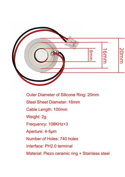 6 Pack Dc 5V USB Nemlendirici Atomizasyon Disk Mirco Arayüz Atomizasyon Sürücü Devre Kartını Dıy Evi Için (Yurt Dışından) fırsatları