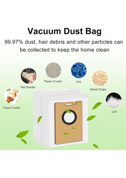 Tapo RV30 Max PLUS/RV20 Max Plus Robot Süpürge Toz Toplama Torbaları ve Yedek Toz Torbaları Için Göğüs Çantası (Yurt Dışından) modelleri