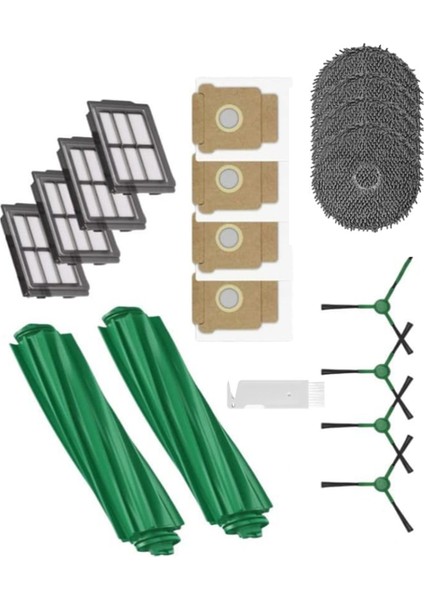 Irobot Roomba Plus 505 COMBO/405 Combo Elektrikli Süpürge Parçaları Için 19 Adet Ana Yan Fırça Filtreleri Paspas Pedi Toz Torbası (Yurt Dışından) modelleri