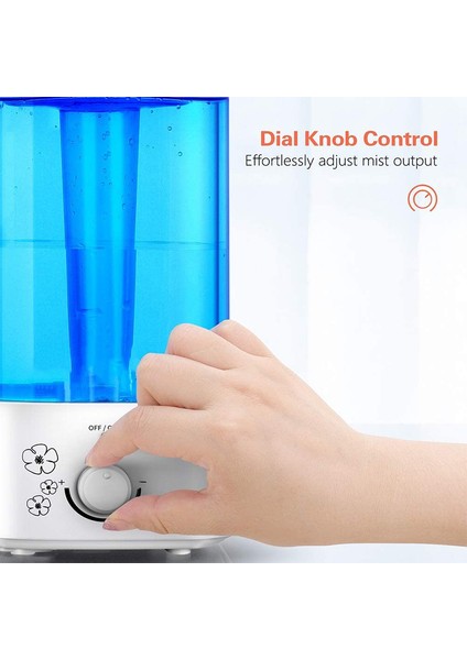 Sessiz Soğuk Sis Nemlendirici 2 Litre Küçük Hava Nemlendiricisi, Yatak Odası/oturma Odası Için Uygun Abd Fişi (Yurt Dışından) indirimleri