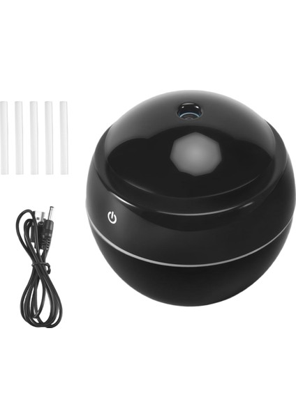 Taşınabilir Hava Nemlendiricisi Ultrasonik USB Aroma Dışıncı LED Gece Lıght Lıght Elektrik Esansiyel Yağ Difüzör Aromaterapi Siyah (Yurt Dışından) fiyatları