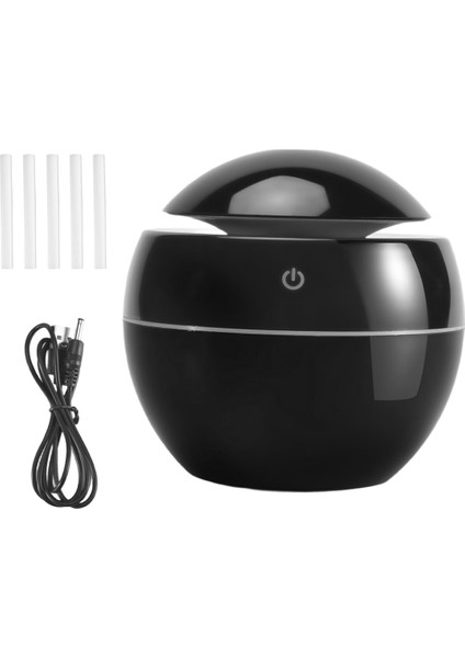 Taşınabilir Hava Nemlendiricisi Ultrasonik USB Aroma Dışıncı LED Gece Lıght Lıght Elektrik Esansiyel Yağ Difüzör Aromaterapi Siyah (Yurt Dışından) fırsatları