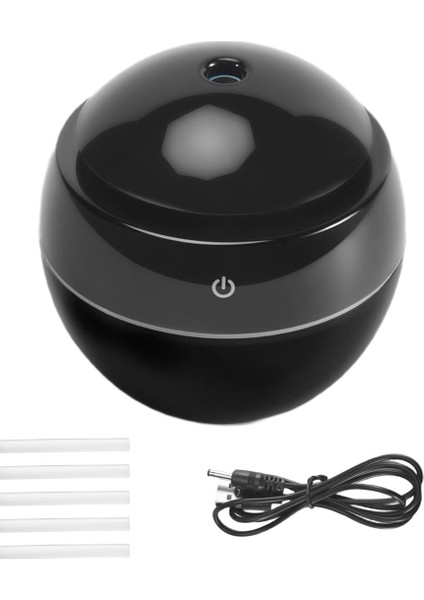 Taşınabilir Hava Nemlendiricisi Ultrasonik USB Aroma Dışıncı LED Gece Lıght Lıght Elektrik Esansiyel Yağ Difüzör Aromaterapi Siyah (Yurt Dışından) indirimleri