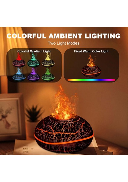 Otomatik-Off Koruması ile 200ML Ultrasonik Alev Yangın Nemlendiricisi Serin Sis Difüzör A (Yurt Dışından) fiyatları