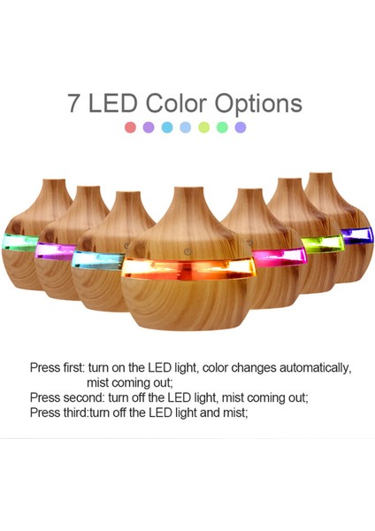 USB Elektrik Hava Nemlendiricisi Mini Mist Maker Air Aroma Esansiyel Yağ Difüzör LED Aroma Numıdıfıcıanı Ofis Evi A (Yurt Dışından) modelleri