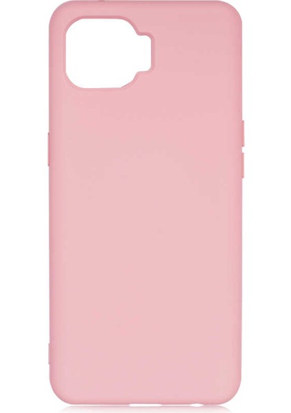 Oppo Reno 4 Lite Kılıf Senk Mara Laaakan Kapak-Pembe Açık