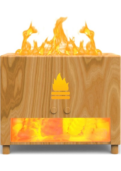 Aromaterapi Alev Ortam Işık Simülasyon Duvar Mutfak USB Mini Aletler Hava Alev Kuzusu, Ahşap Tahıl (Yurt Dışından) modelleri
