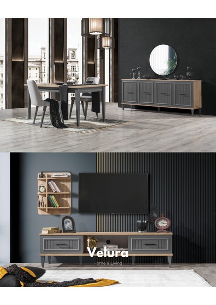 Cloud Yemek Odası Takımı (Yemek Masası + 4 Adet Sandalye)