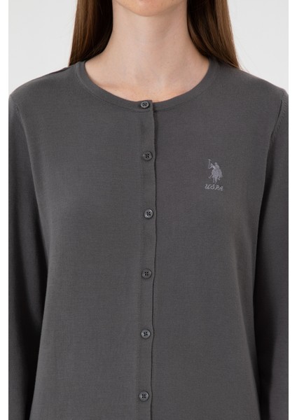 Kadın Gri Hırka (Triko) 50313624-VR024