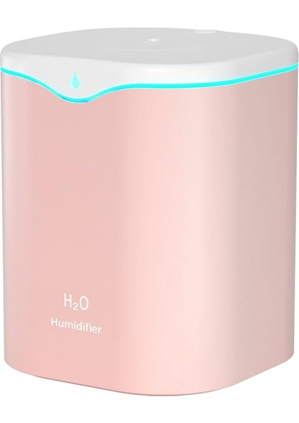 Yatak Odası Için Nemlendiriciler, 2.2l Serin Sis Nemlendiricileri Yatak Odası Için, USB Taşınabilir Masa Nemlendiricisi, Sessiz Ultrasonik, Pembe (Yurt Dışından)